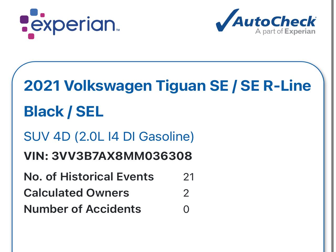 Volkswagen Tiguan  2021
