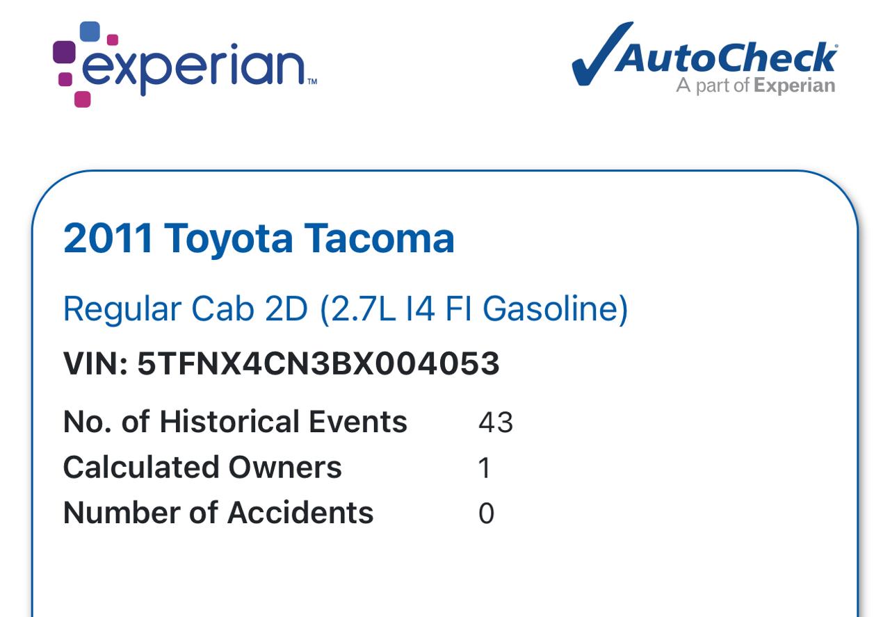 Toyota Tacoma  2011