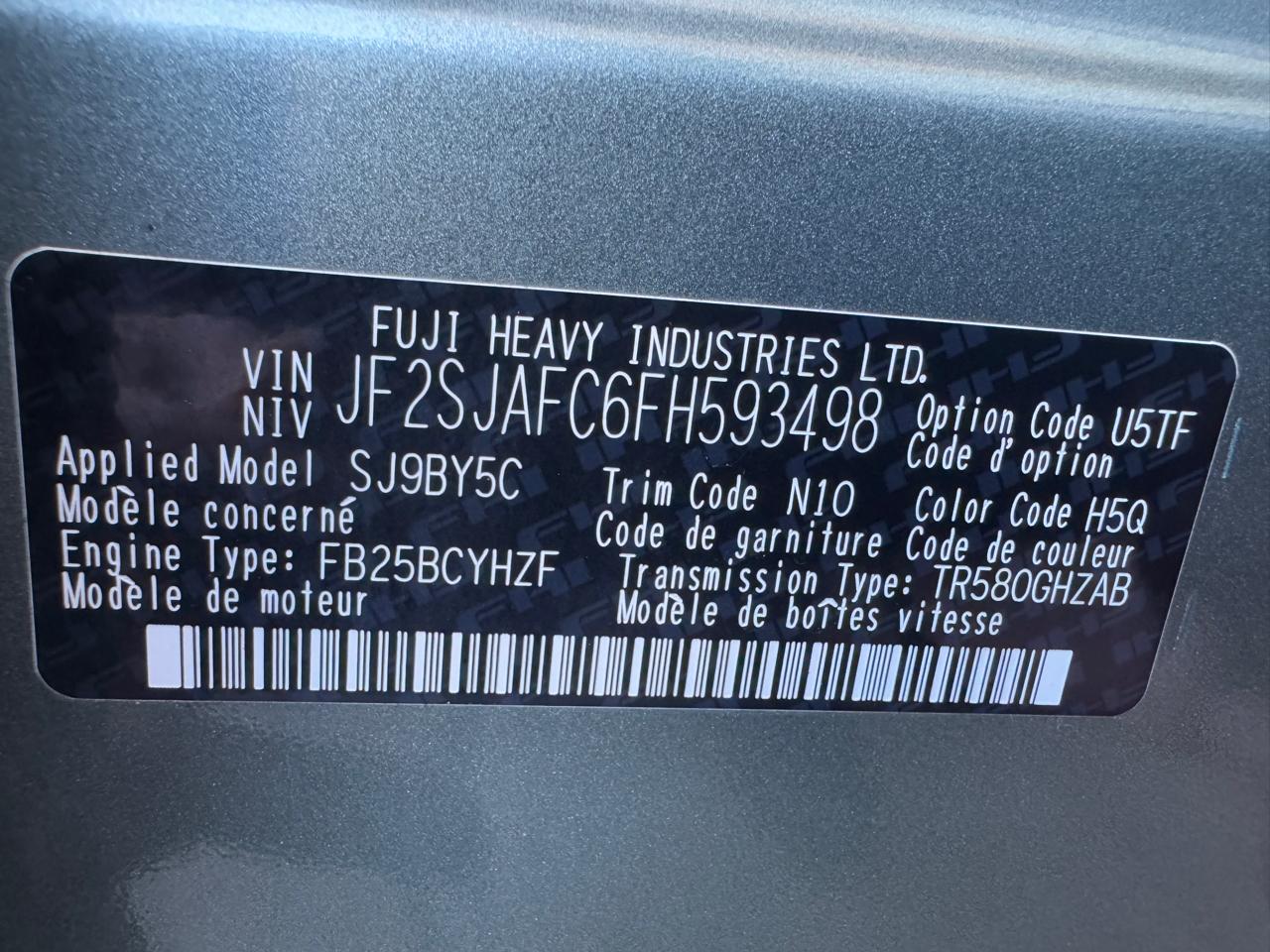 Subaru Forester  2015