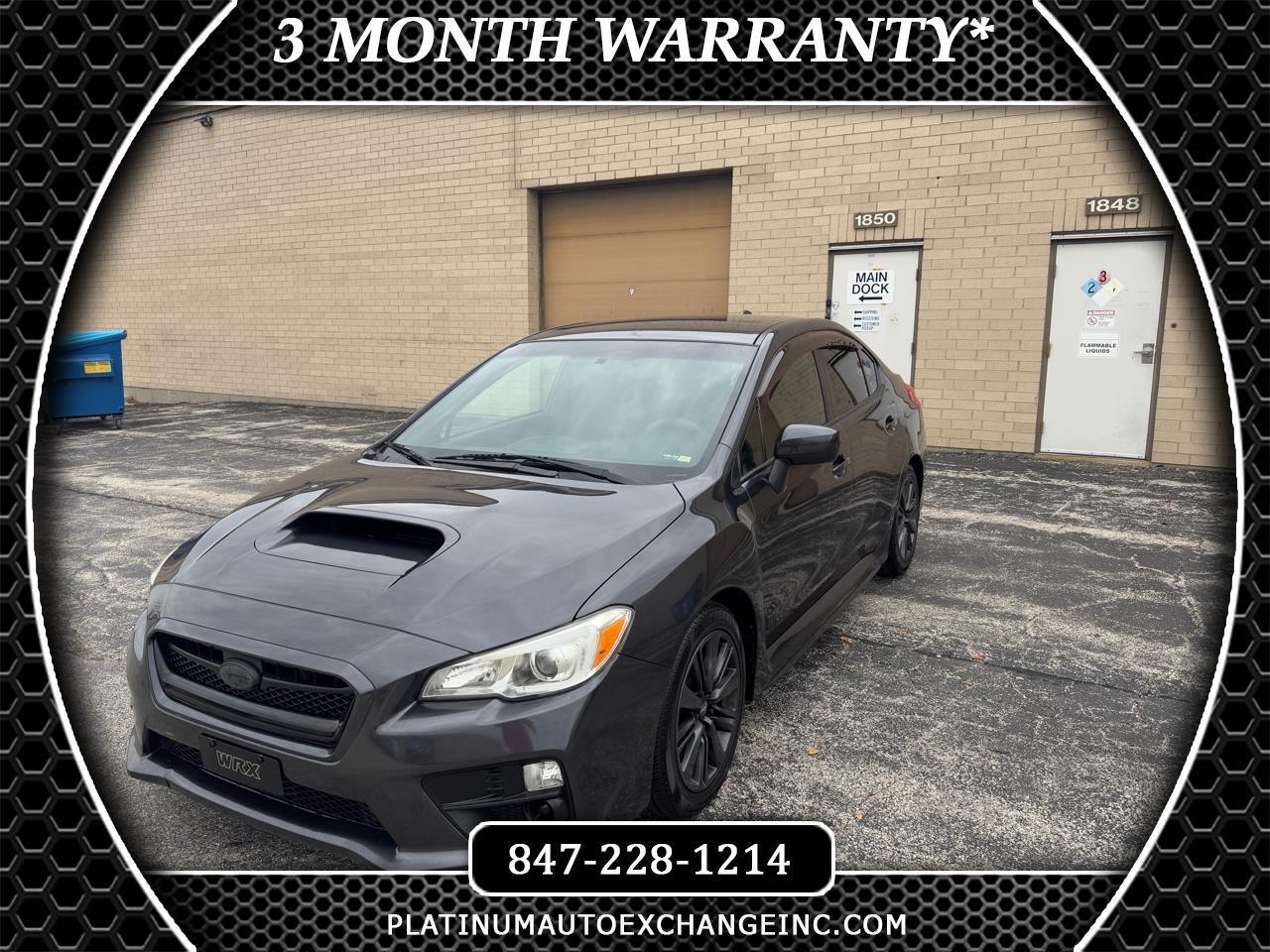 Subaru WRX Manual 2017