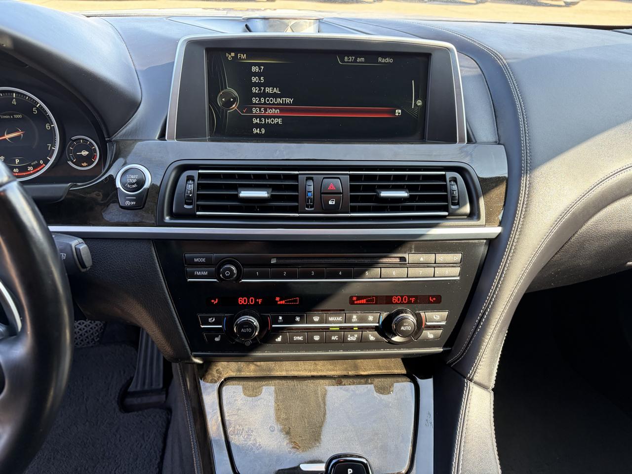 BMW 6 Series 4dr Sdn 650i RWD Gran Coupe 2015