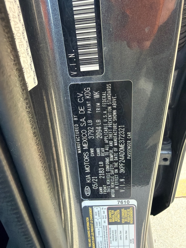 Kia Forte FE 2021 Kia Forte FE 2021