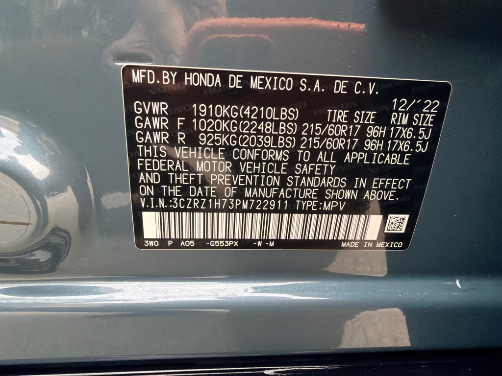 Honda HR-V EX-L 2023