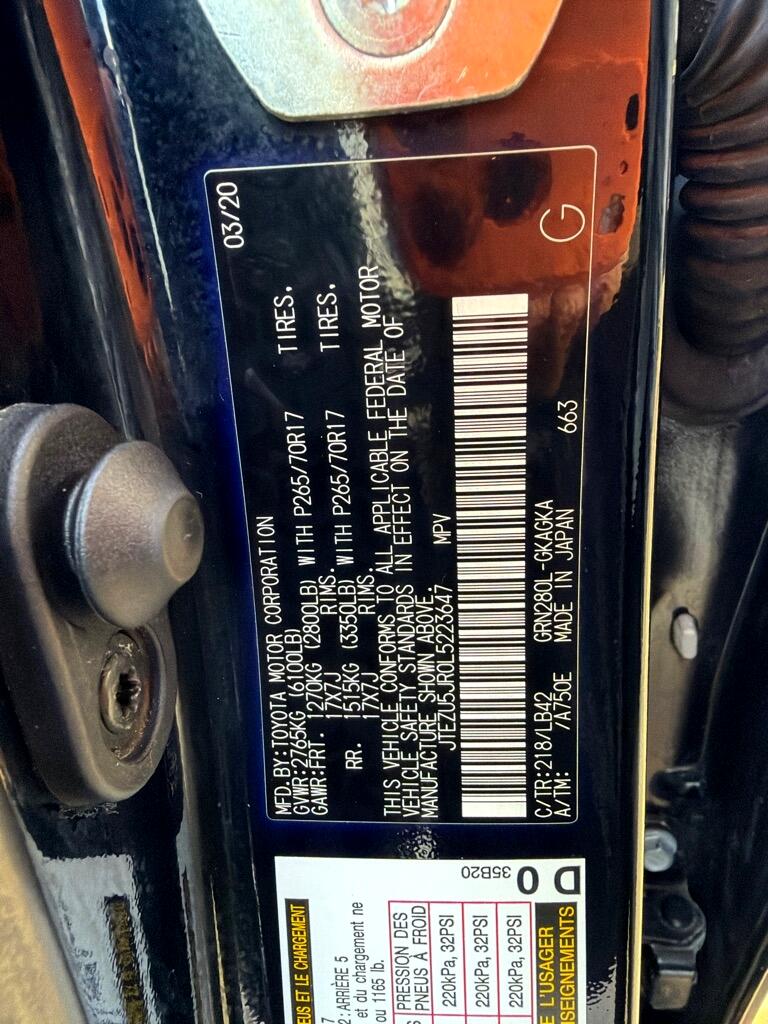 Toyota 4Runner SR5 2WD 2020