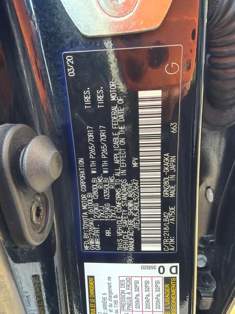 Toyota 4Runner SR5 2WD 2020