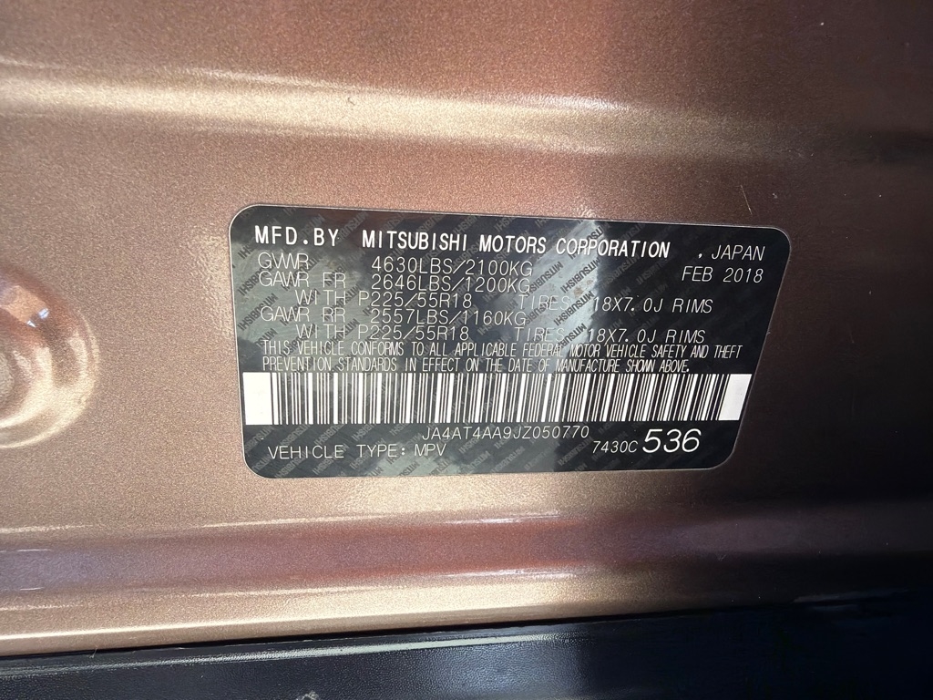 Mitsubishi Eclipse Cross LE AWD 2018