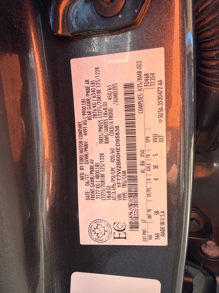 Ford F-250 SD King Ranch Crew Cab 4WD 2017