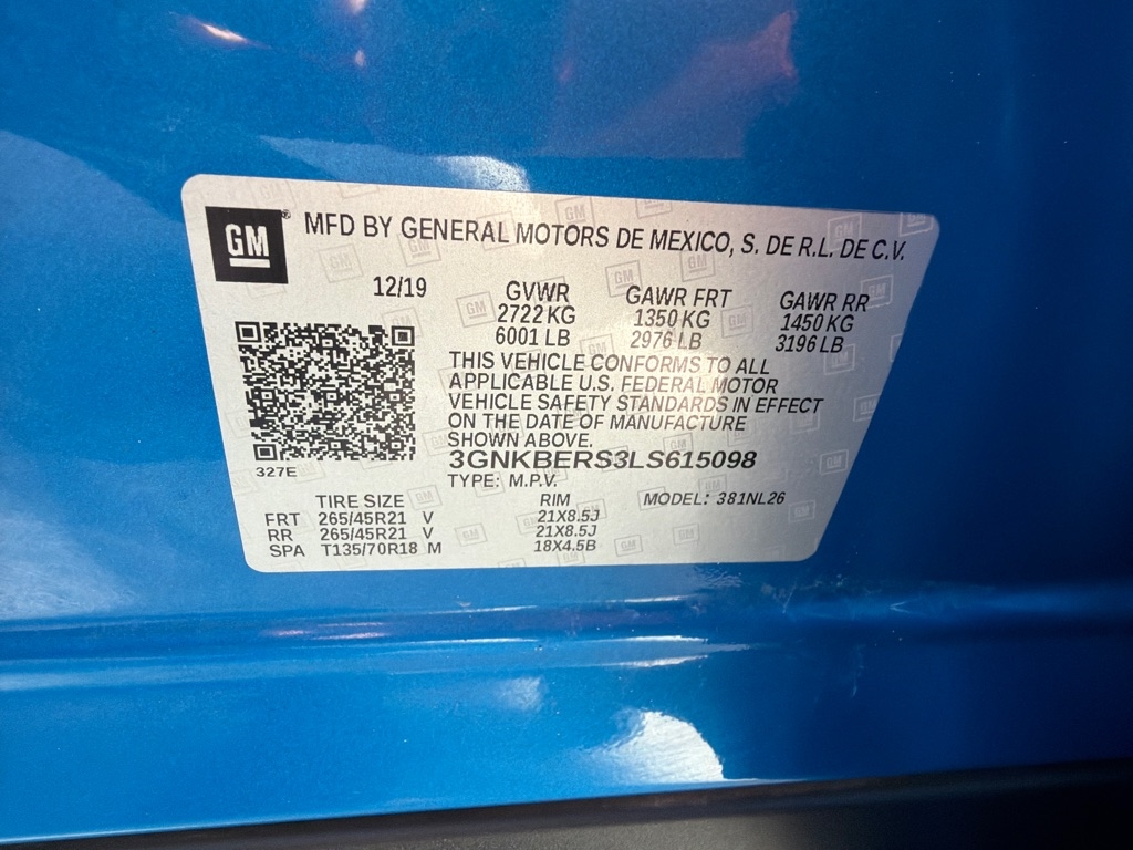 Chevrolet Blazer RS 2020