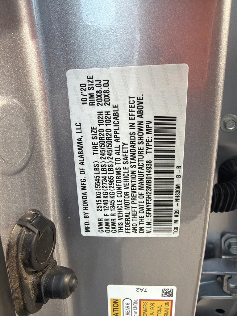 Honda Pilot SE 2WD 2021