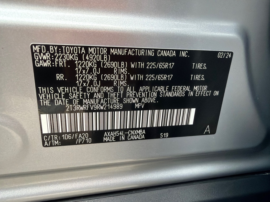 Toyota RAV4 Hybrid XLE 2024