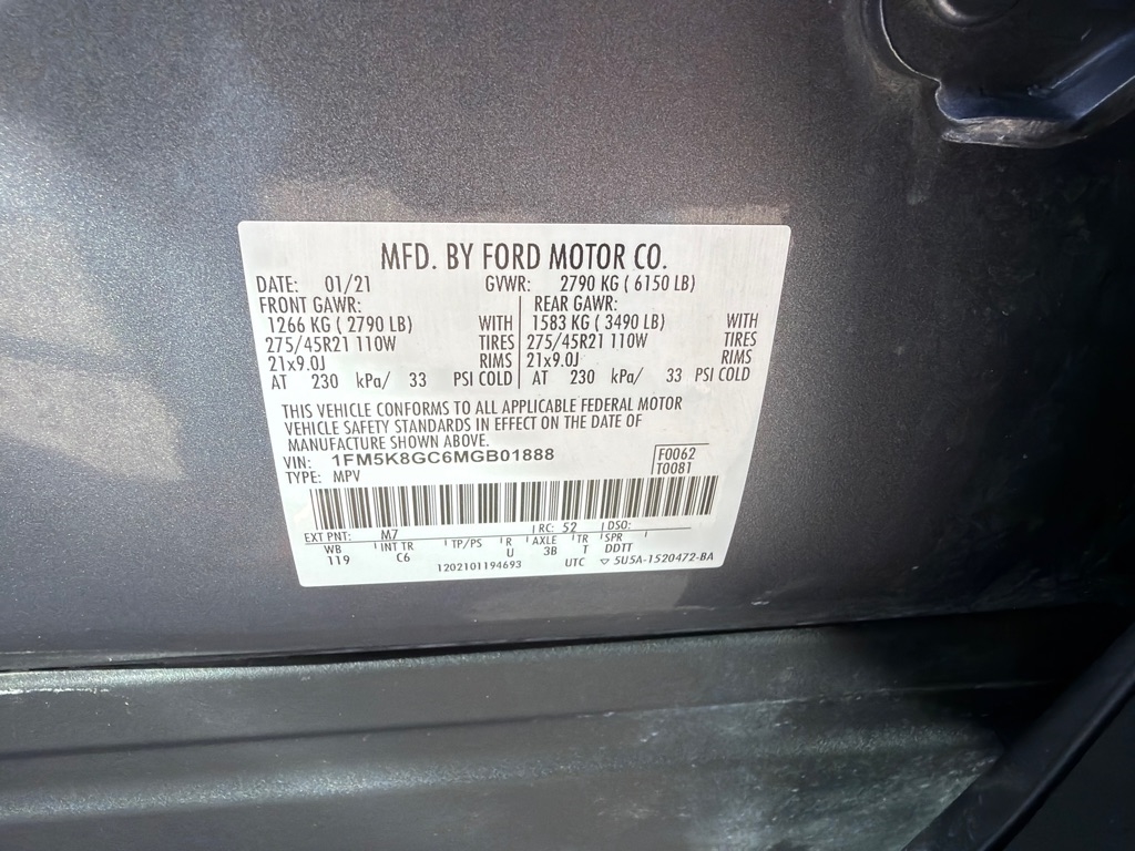 Ford Explorer ST AWD 2021