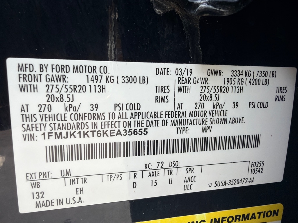 Ford Expedition MAX Limited 2019