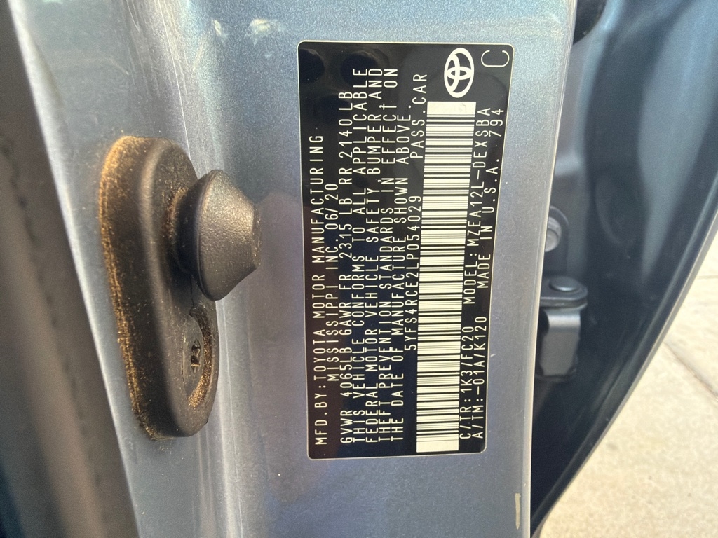 Toyota Corolla SE 2020