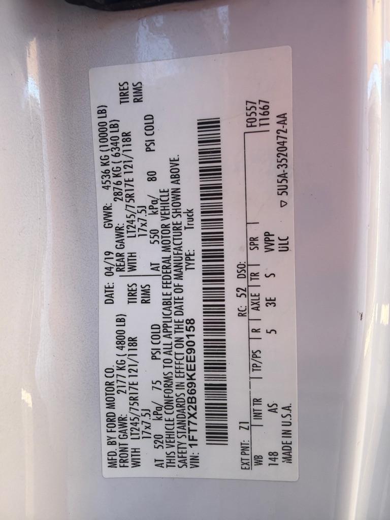 Ford F-250 SD XL SuperCab 4WD 2019