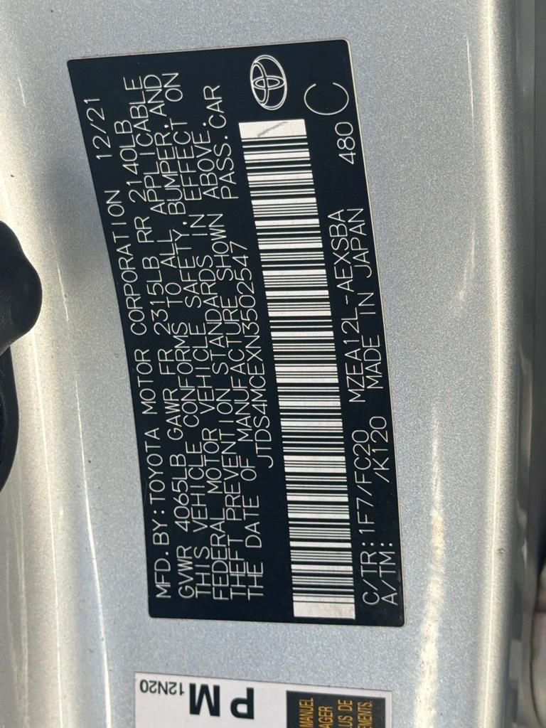 Toyota Corolla SE 2022