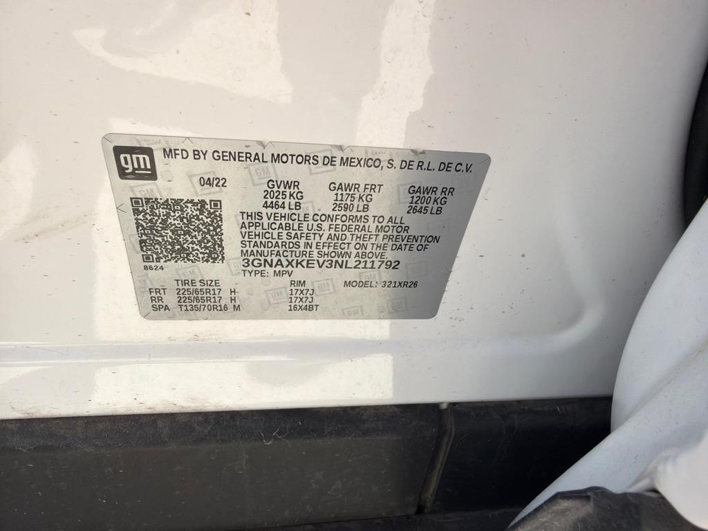 Chevrolet Equinox LT 2WD 2022