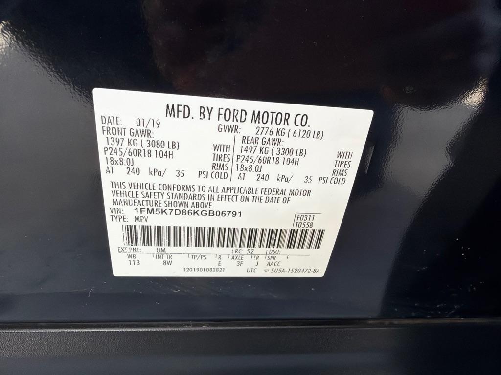 Ford Explorer XLT FWD 2019