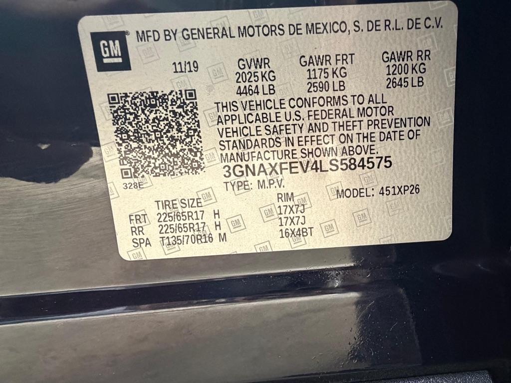 Chevrolet Equinox 1FL FWD 2020