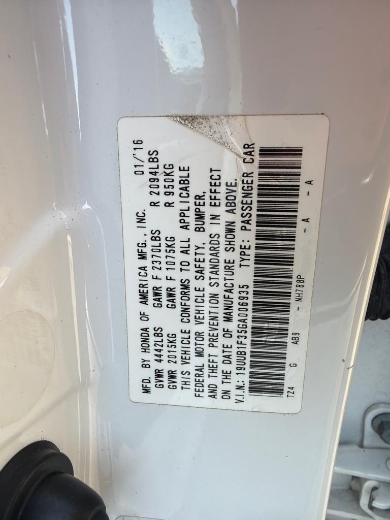 Acura TLX 8-Spd DCT 2016