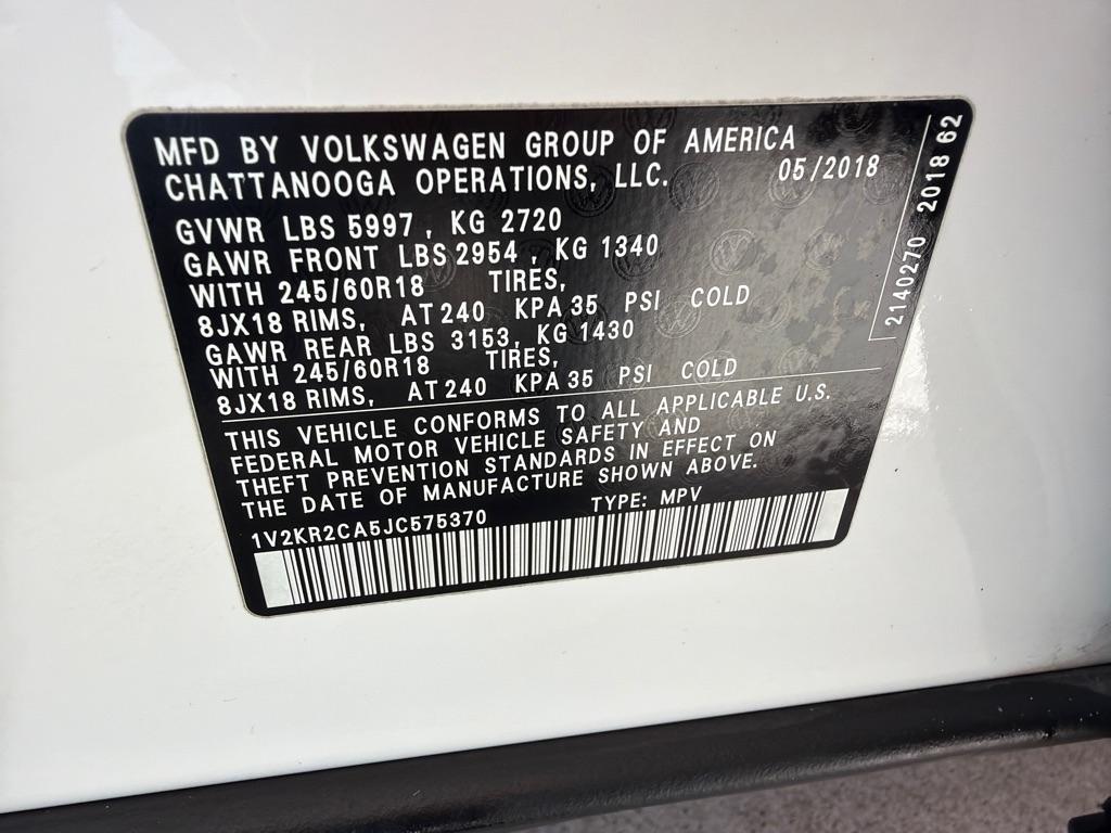 Volkswagen Atlas  2018