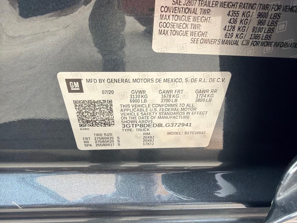 GMC Sierra 1500 SLT Crew Cab Short Box 2WD 2020