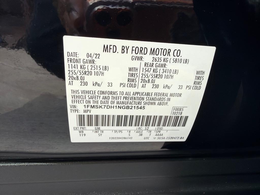 Ford Explorer XLT 2022