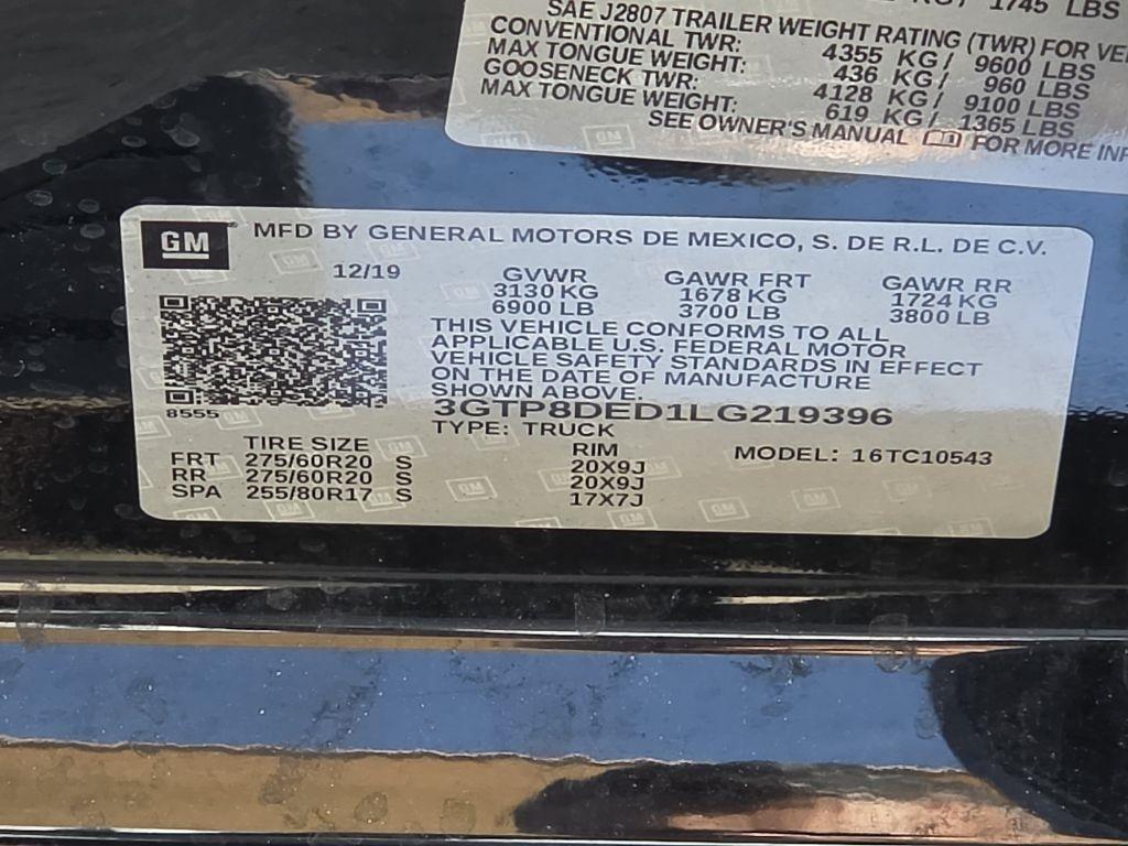 GMC Sierra 1500 SLT Crew Cab Short Box 2WD 2020