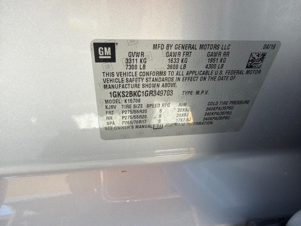 GMC Yukon SLT 4WD 2016