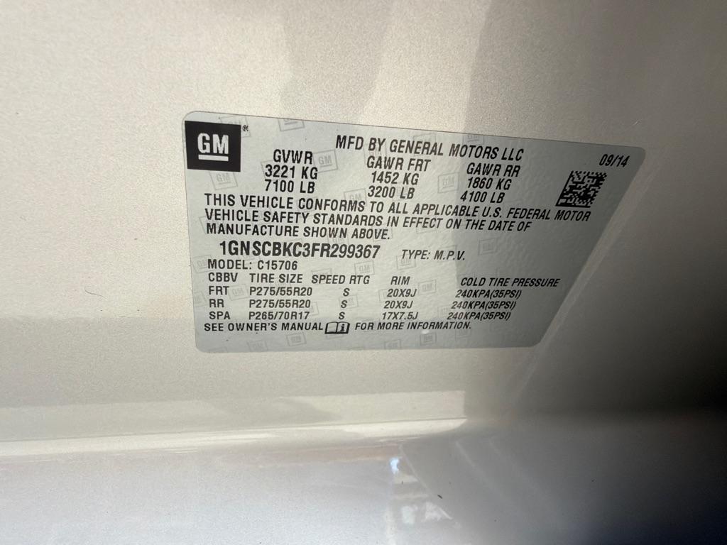 Chevrolet Tahoe LT 2WD 2015