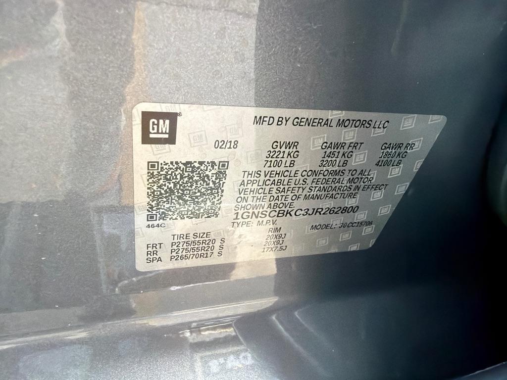 Chevrolet Tahoe LT 2WD 2018
