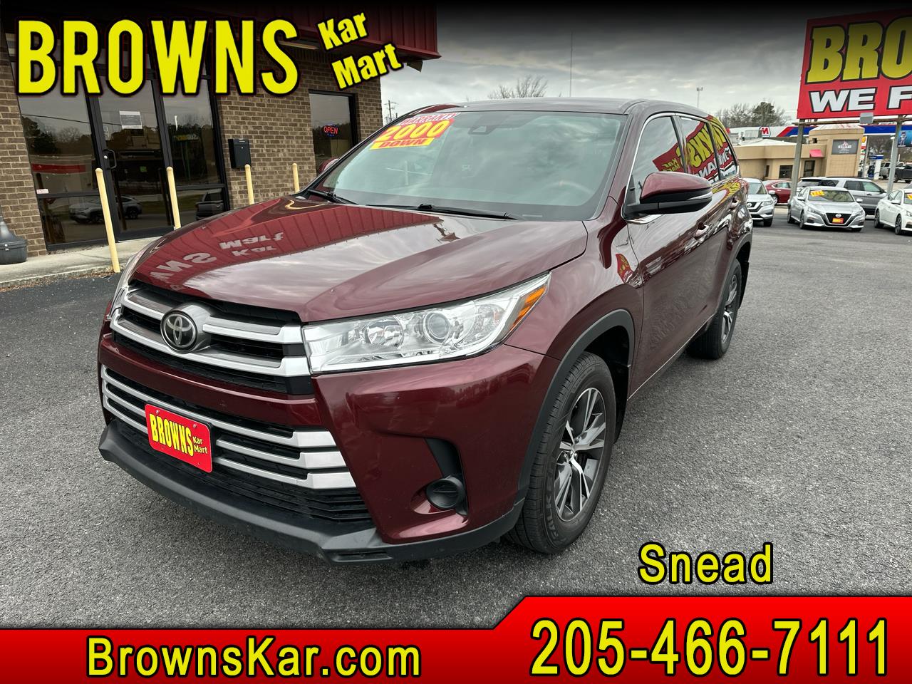 2017 Toyota Highlander LE V6 FWD (Natl)