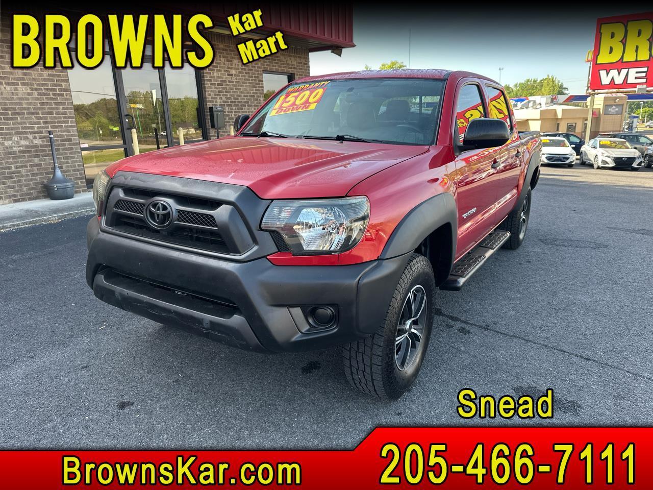Toyota Tacoma 2WD Double Cab I4 AT (Natl) 2015
