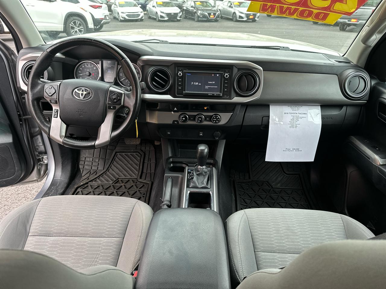 Toyota Tacoma 2WD Double Cab V6 AT TRD Off Road (Natl) 2016