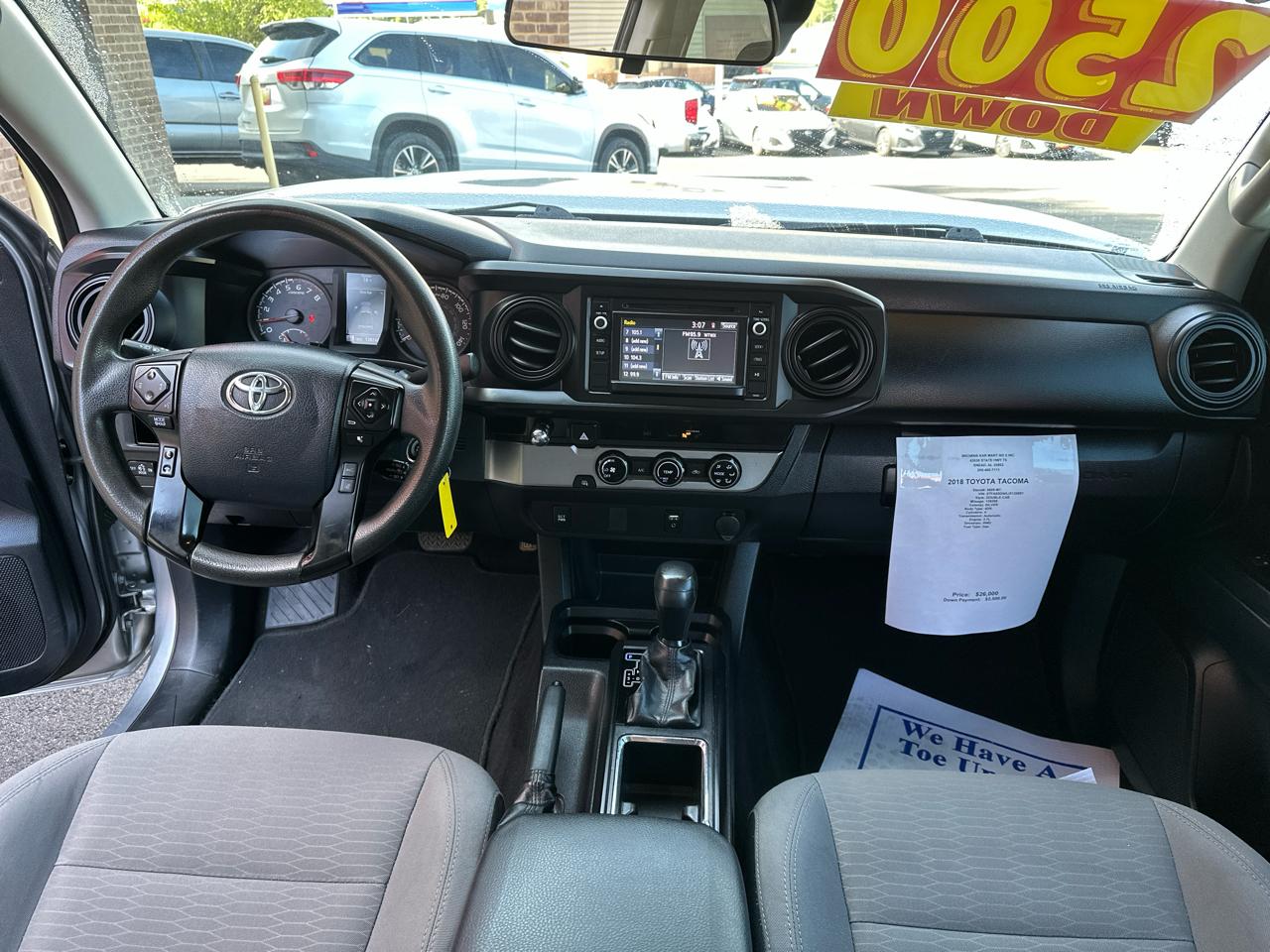 Toyota Tacoma SR Double Cab 5' Bed I4 4x2 AT (Natl) 2018