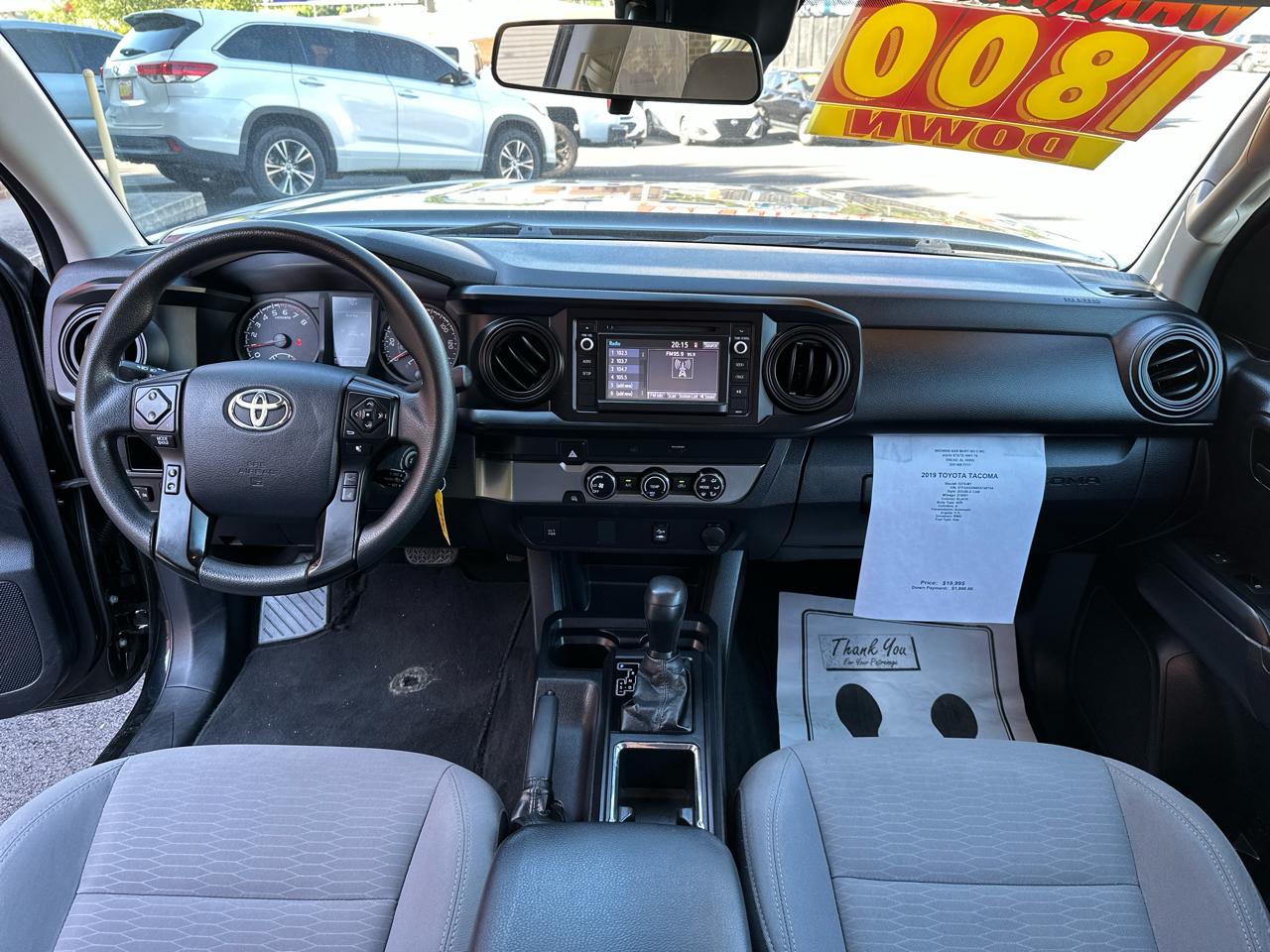 Toyota Tacoma 2WD SR5 Double Cab 5' Bed I4 AT (Natl) 2019