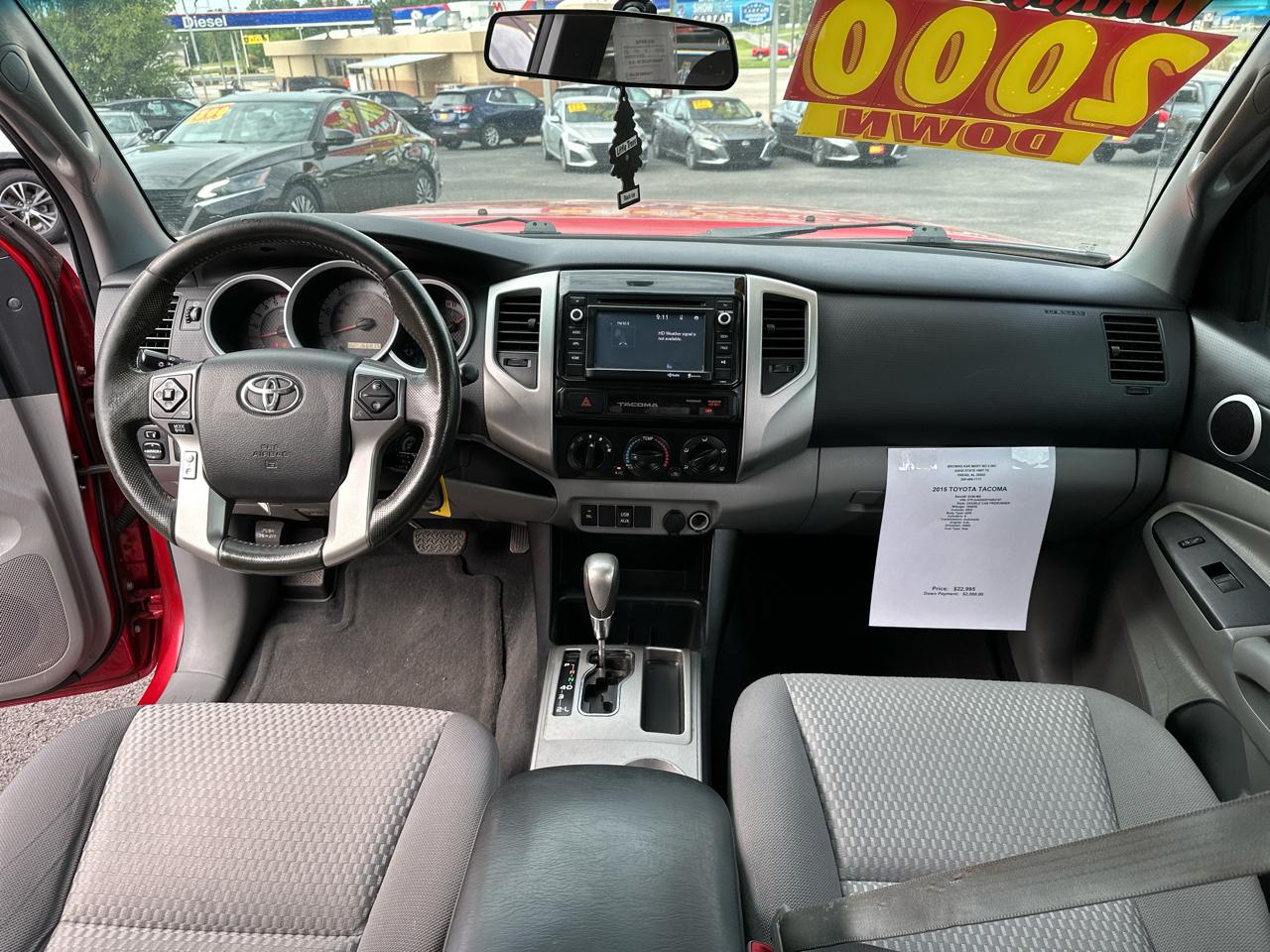 Toyota Tacoma 2WD Double Cab V6 AT PreRunner (Natl) 2015