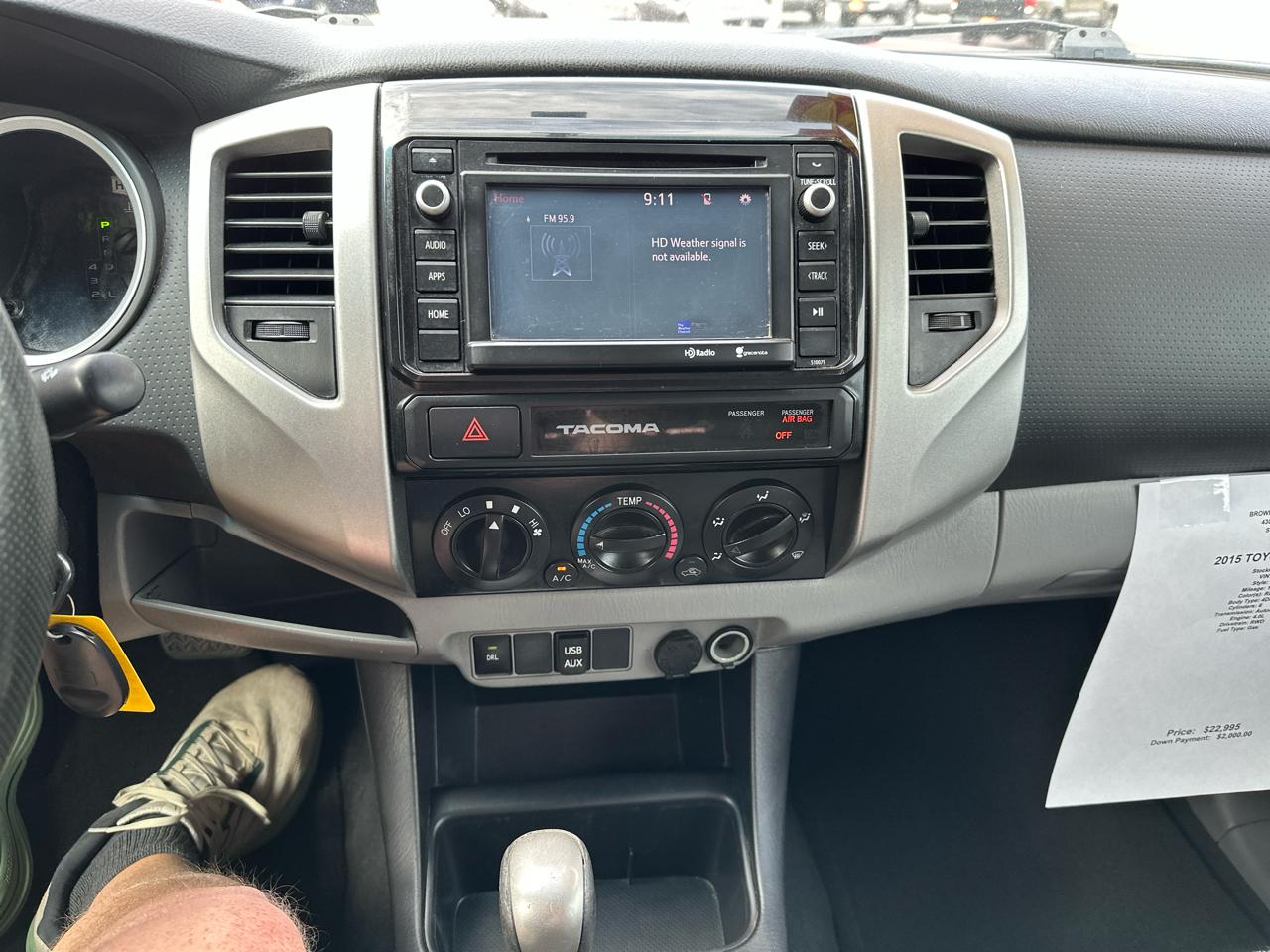 Toyota Tacoma 2WD Double Cab V6 AT PreRunner (Natl) 2015