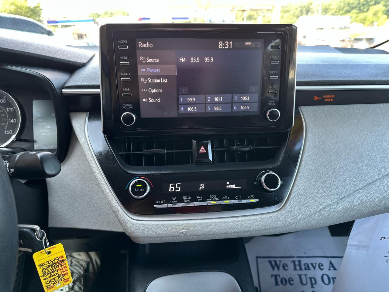 Toyota Corolla LE CVT (Natl) 2020