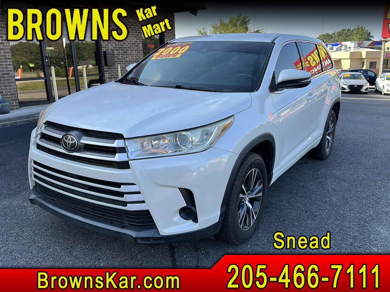 2018 Toyota Highlander LE I4 FWD (Natl)