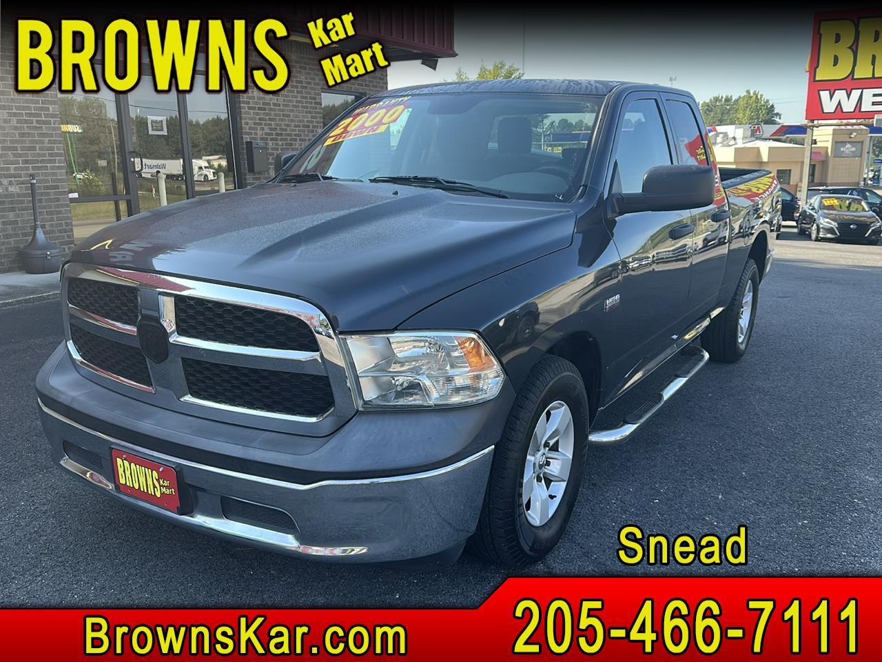 2018 RAM 1500 Tradesman 4x2 Quad Cab 6'4" Box