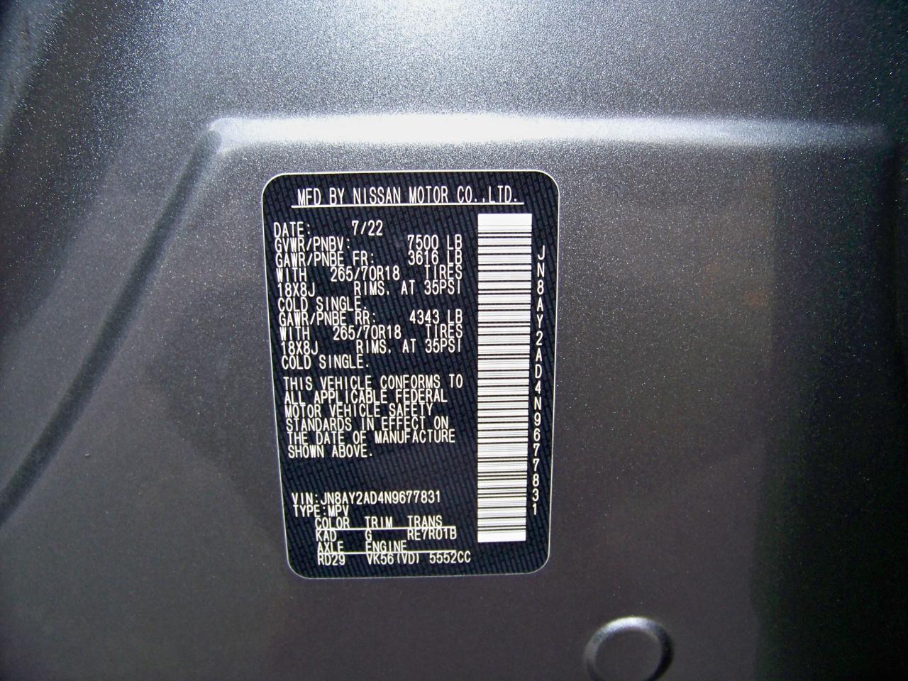 Nissan Armada SV AWD 2022