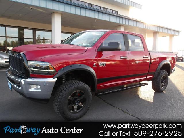 Red (Maroon) 2010 Dodge RAM 2500 Pickup Truck Four-Wheel Drive Automatic