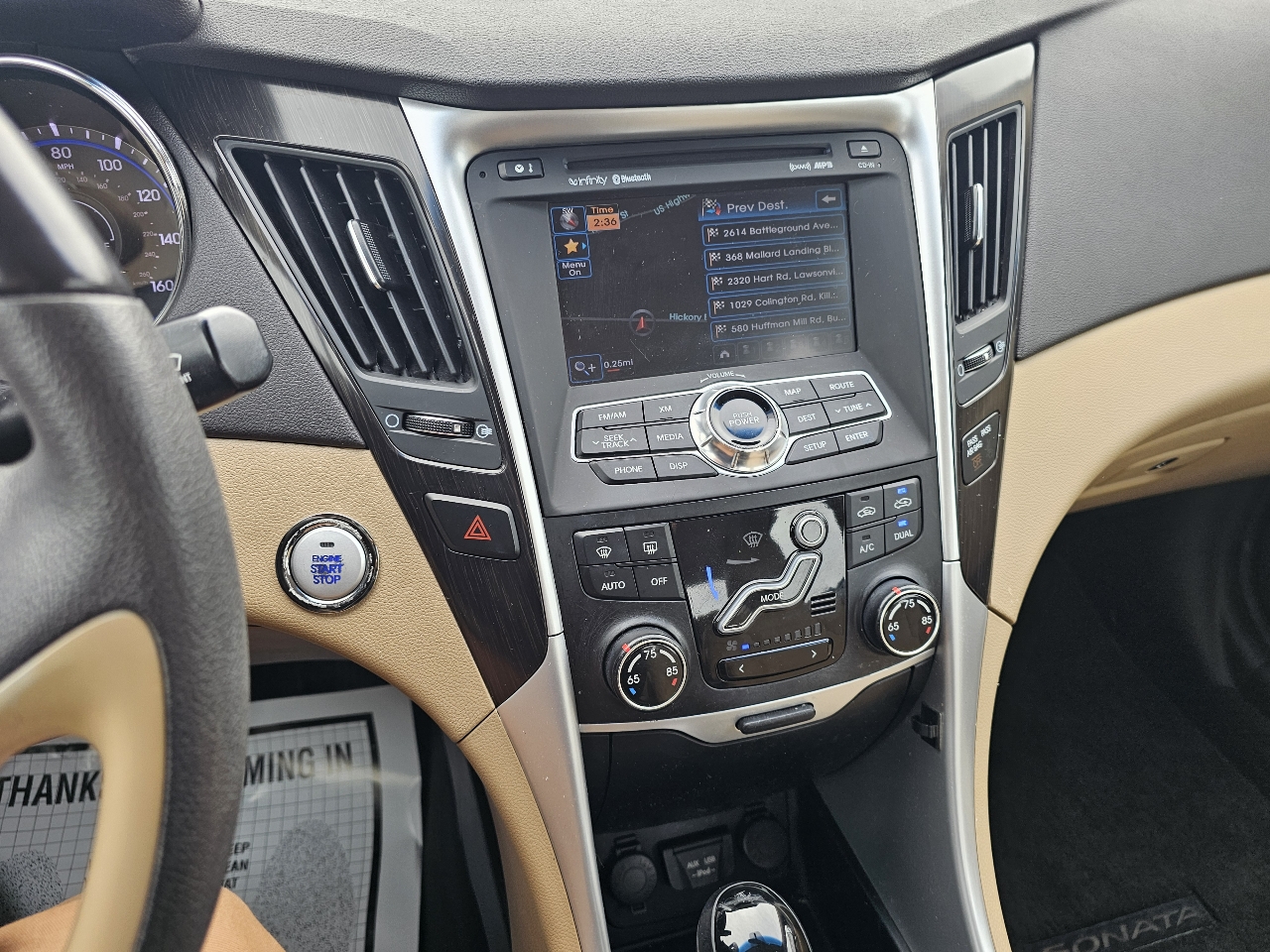 Hyundai Sonata 4dr Sdn 2.4L Auto Ltd 2011