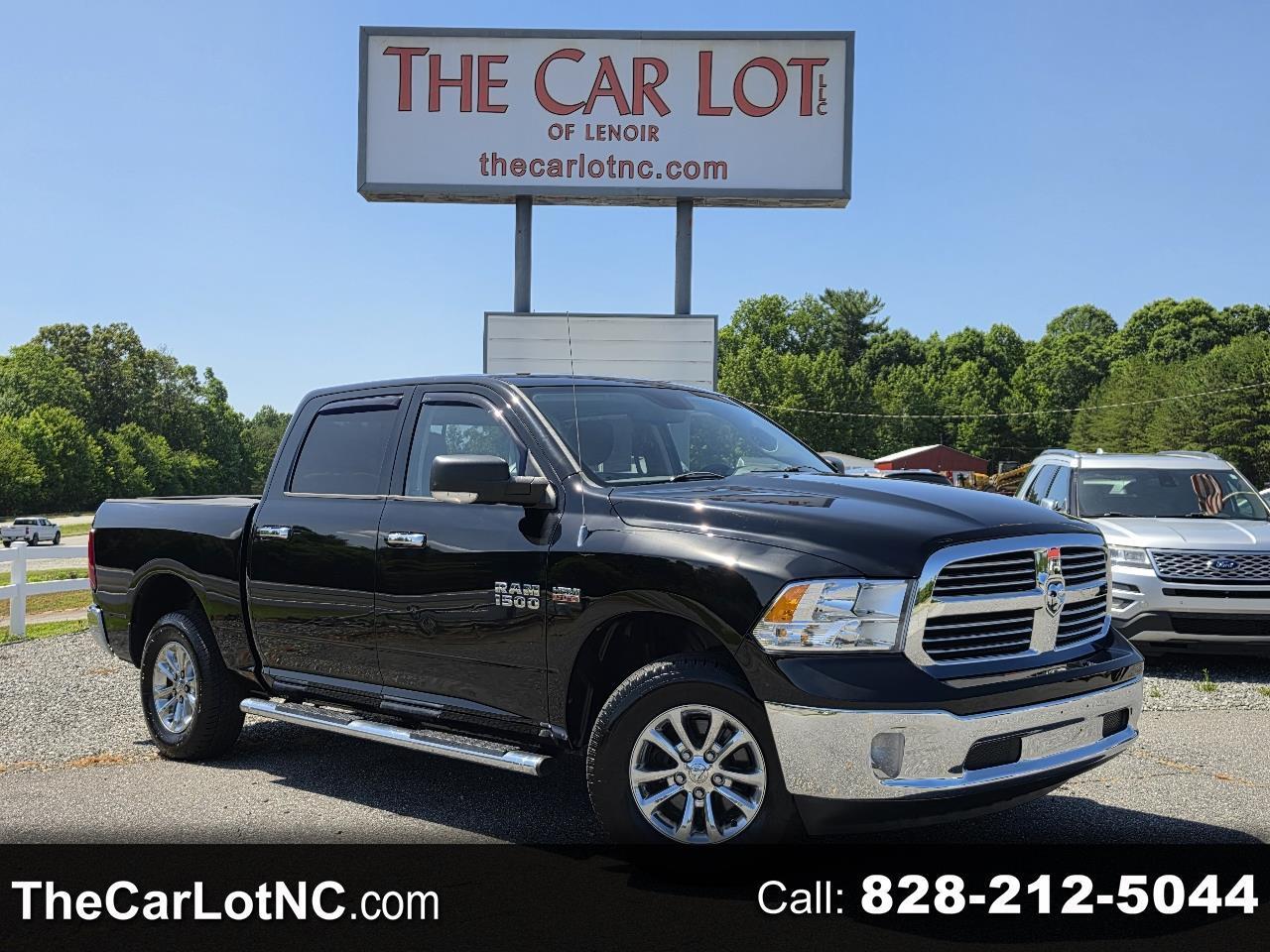 Black 2013 RAM 1500 Pickup Truck Four-Wheel Drive Automatic