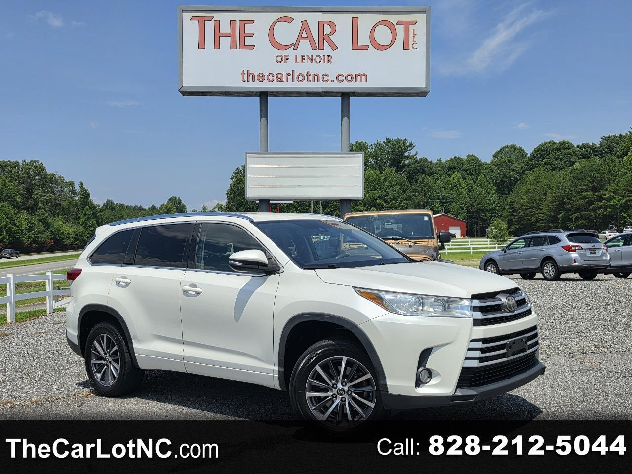 Toyota Highlander XLE FWD V6 2018