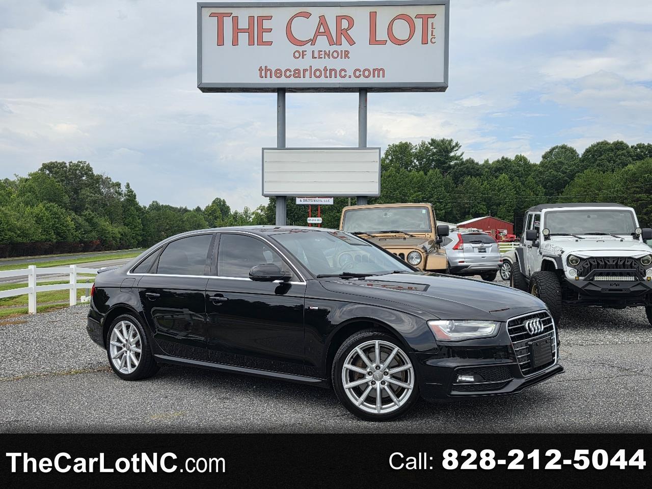 2015 Audi A4 2.0 T Sedan FrontTrak Multitronic