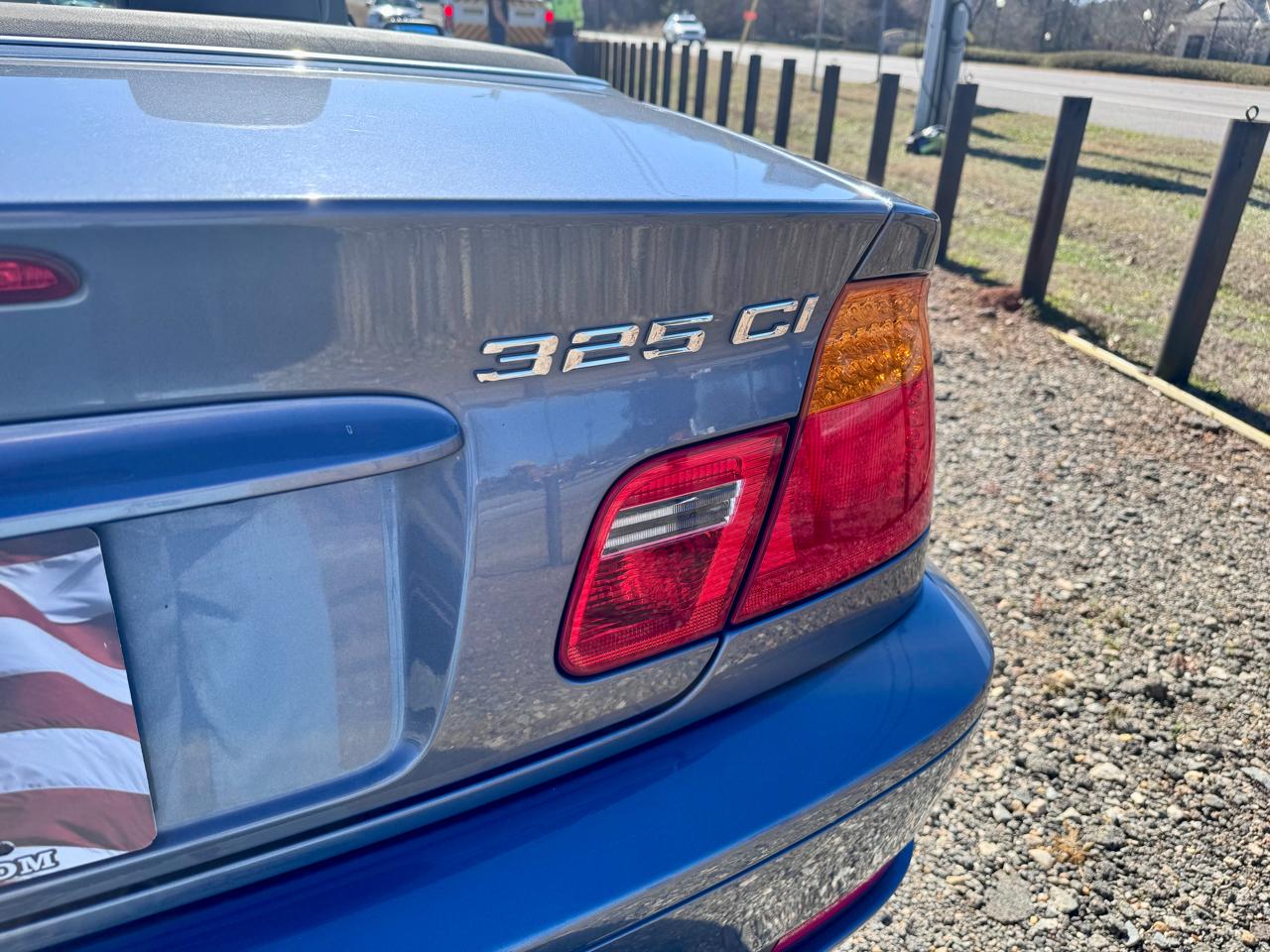 BMW 3-Series 325Ci convertible 2004