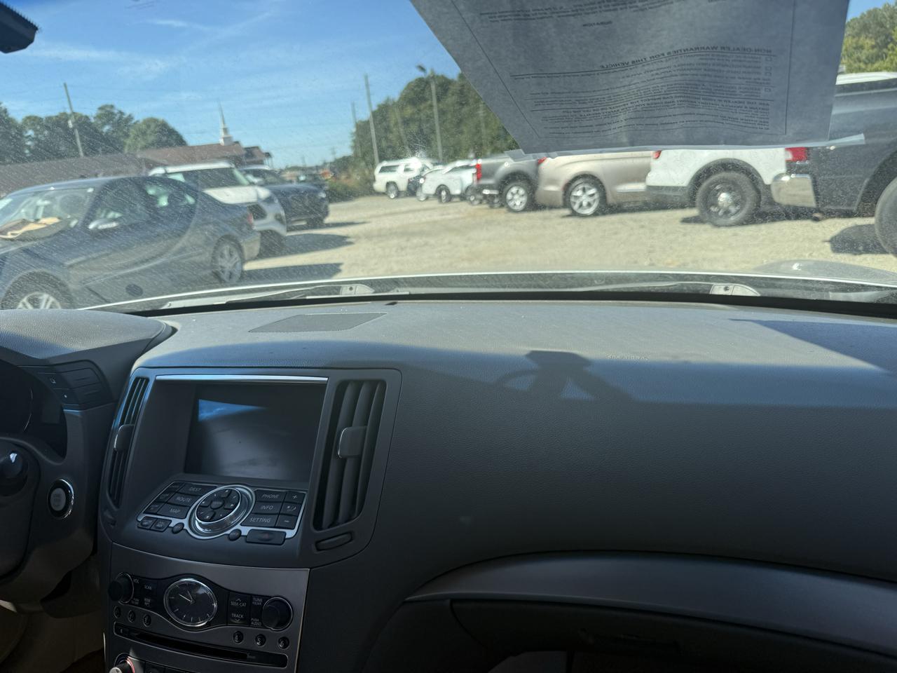 Infiniti G Sedan 37 Sport 6MT 2012
