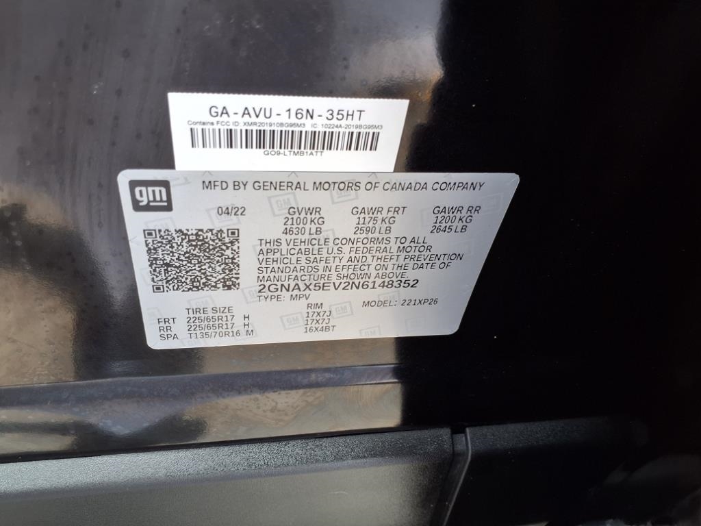 Chevrolet Equinox AWD 4dr LS w/1FL 2022