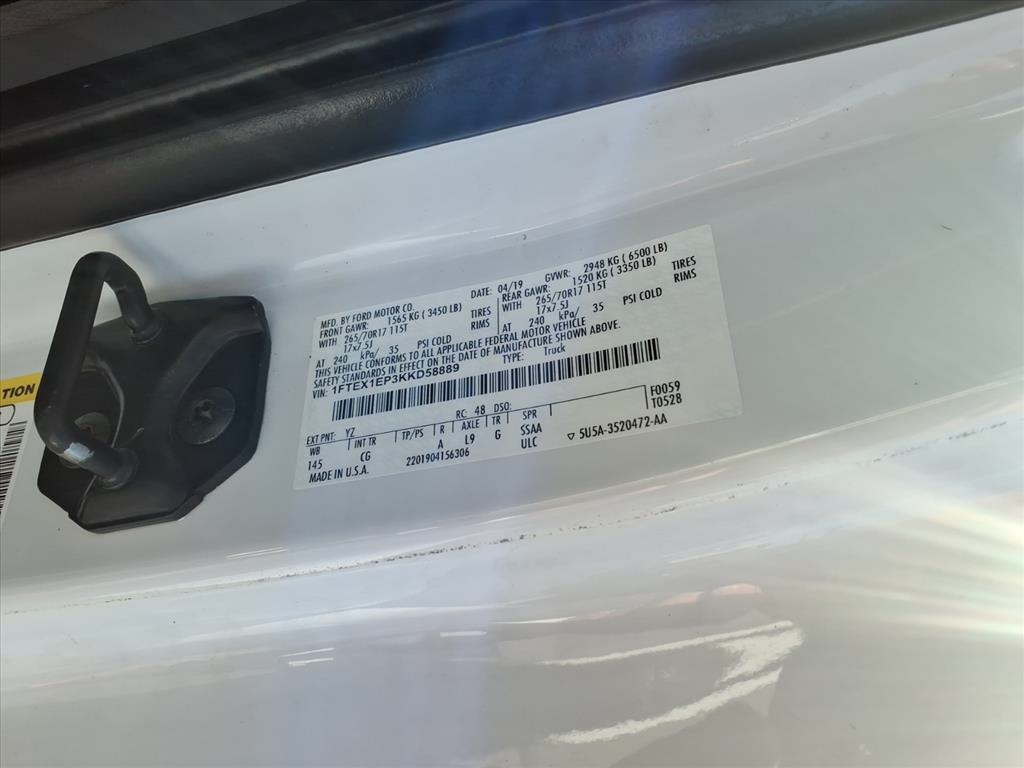 Ford F-150 XL 4WD SuperCab 6.5' Box 2019